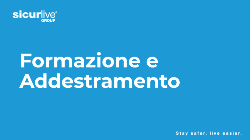 Brochure Divisione Formazione e Addestramento